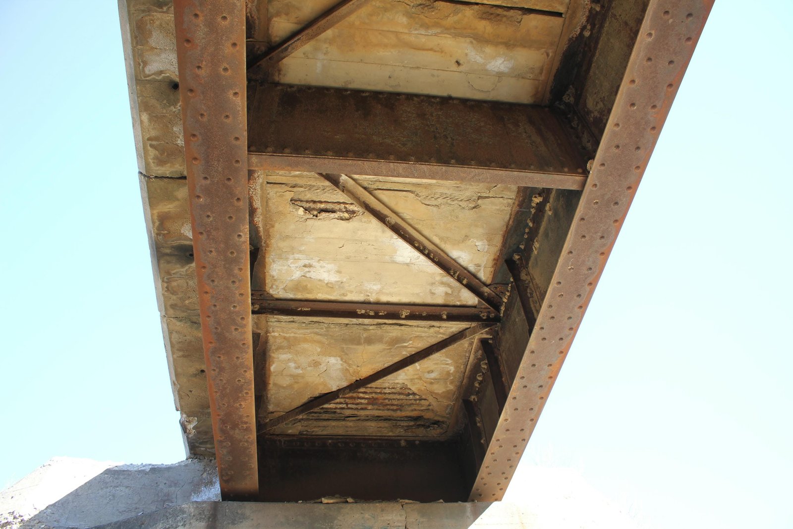 Under bridge
